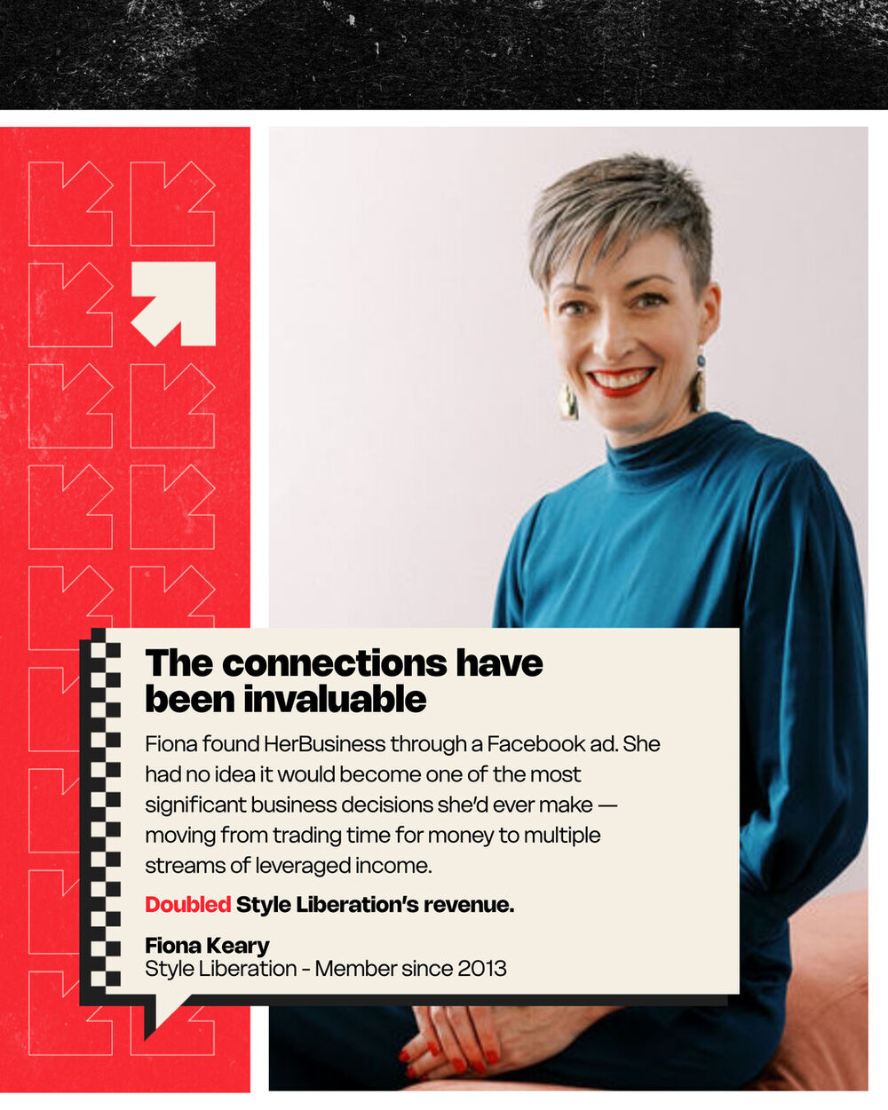 Fiona Keary, Style Liberation — &ldquo;The connections have been invaluable.&rdquo; Doubled Style Liberation's revenue.