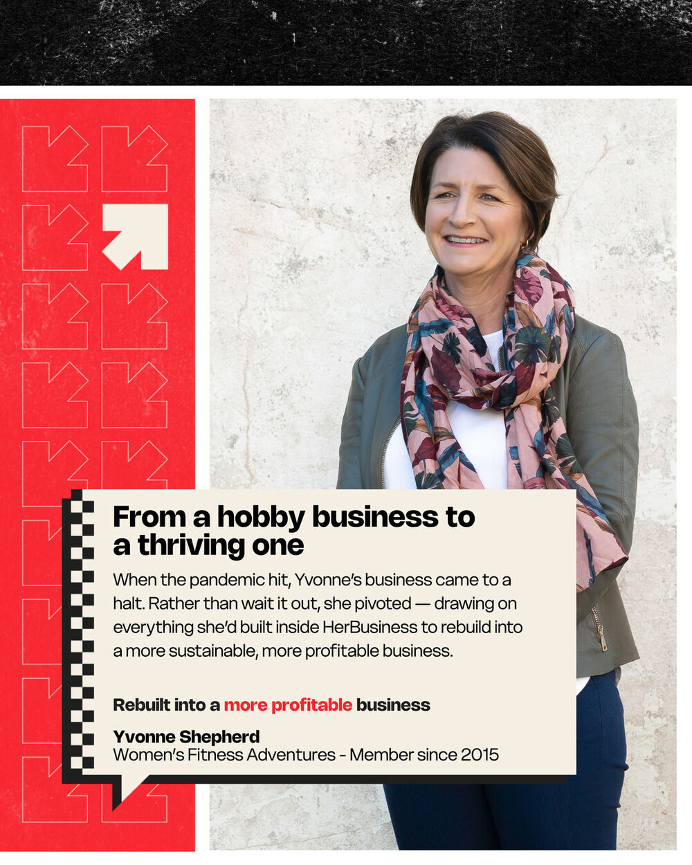 Yvonne Shepherd, Women's Fitness Adventures — &ldquo;From a hobby business to a thriving one.&rdquo; Rebuilt into a more profitable business.